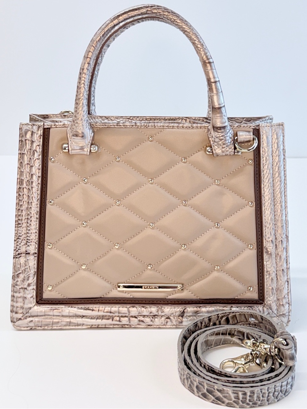 Brahmin Small Camille Beige Lamballe - Used Once! LKNW